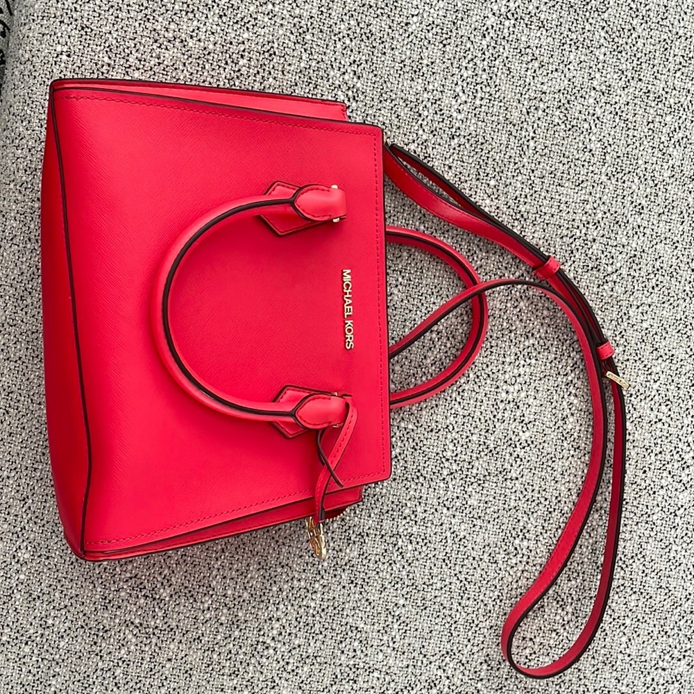 Red Michael Kors Purse